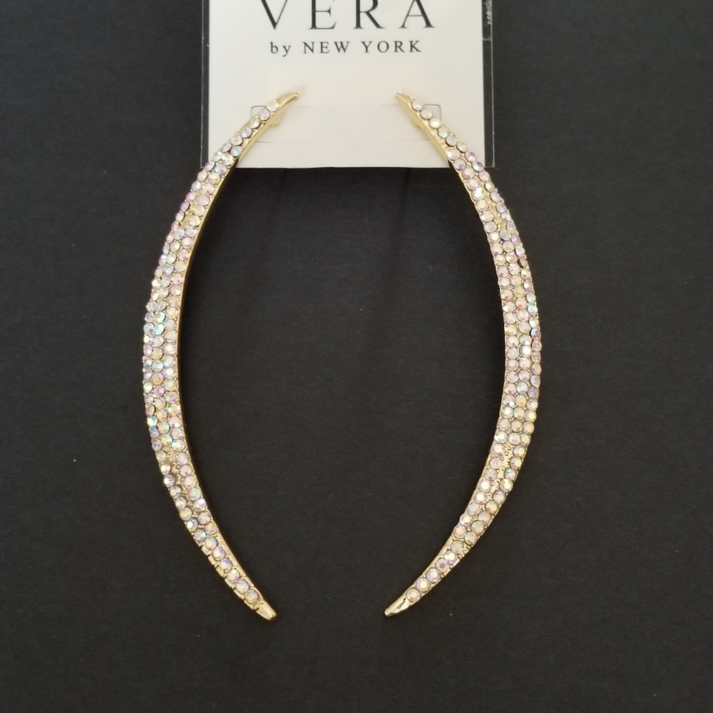 NWT Dangle Iridescent Sphere Earrings 4 inches